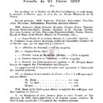 Assemblée générale annuelle du 25 février 1942