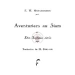 Aventuriers au Siam au xviie siècle
