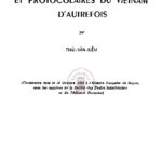 Curiosités diplomatiques et protocolaires du Viêt Nam d’autrefois