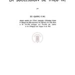 La succession de Thiệu Trị