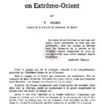 Les chemins du raisonnement et de la logique en Extrême-Orient