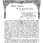 Les juifs de Chine – d’une solution de la question juive