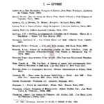 Liste des livres et des revues entrés à la bibliothèque pendant l’année 1959