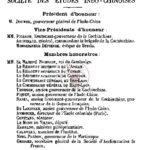 Liste des membres de la société des etudes indochinoises