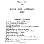 Liste des membres