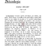 Nécrologie – emile sénart 1847-1928