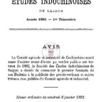 Procès-verbaux des réunions de janvier 1882 à mars 1883