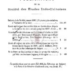 Publications de la société des etudes indochinoises