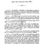 Règlement intérieur adopté dans la séance du 8 mars 1895