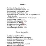 Sociétés correspondantes