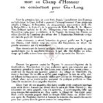 Sur le matelot manuel, mort au champ d’honneur en combattant pour Gia-Long