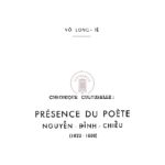 Chronique culturelle : présence du poète Nguyễn Đình Chiểu (1822-1888)