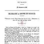 De Kratié à Khone et retour – voyage aux rapides à bord du “bassac” du 15 au 29 juillet 1895