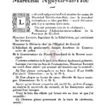 Exhumation des restes du Maréchal Tran Van Hoc