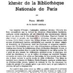 Le manuscrit 145 du fonds khmèr de la bibliothèque nationale de Paris