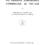Les poissons d’importance commerciale au Viet-Nam