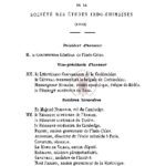 Liste générale des membres de la société des etudes indochinoises (1903)