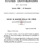 Rapport de monsieur sérullas sur l’indigo suivi d’une note du comité de publication