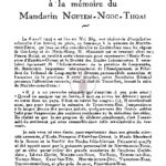 Une cérémonie au Nui Sâp, à la mémoire du mandarin Nguyên Ngoc Thoai