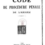 Code de procédure pénale de l’Annam