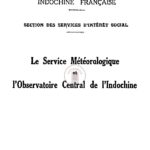 Le Service Météorologique et l’Observatoire Central de l’Indochine (Exposition Coloniale Internationale Paris 1931)