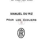 Manuel du riz pour les écoliers