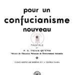 Pour un confucianisme nouveau