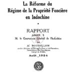 La réforme du régime de la propriété foncière en Indochine