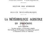 La météorologie agricole en Indochine (Exposition Coloniale Internationale Paris 1931)
