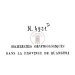 Recherches ornithologiques dans la province de Quangtri (Centre Annam) et quelques autres régions de l’Indochine française (Tome I)