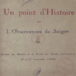 Un point d’Histoire : L’Observatoire de Saigon