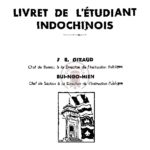 Livret de l’étudiant indochinois