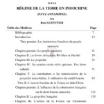 Essai sur le régime de la terre en Indochine (pays annamites)