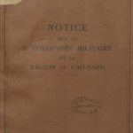 Notice sur le 2e territoire militaire et la Région de Cao-Bang