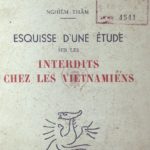 Esquisse d’une étude sur les interdits chez les Vietnamiens