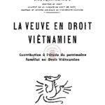 La veuve en droit viêtnamien