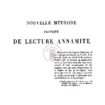 Nouvelle méthode pratique de lecture annamite