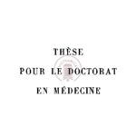 Causes locales et prophylaxie du choléra au Tonkin (Thèse pour le Doctorat en Médecine)