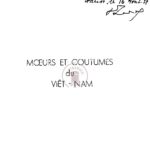 Moeurs et coutumes du Viêt-Nam