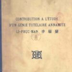 Contribution à l’étude d’un génie tutélaire annamite Lí-Phục-Man