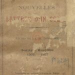 Nouvelles lettres d’un Colon, étude de la vie Tonkinoise, Sontây (1906) – Hong-Hoa (1907)