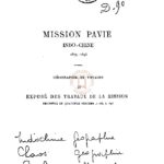 Mission Pavie Indo-Chine (1879-1893) : Géographie et Voyages, II, Exposé des travaux de la mission