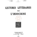 Lectures littéraires sur l’Indochine