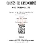 Choses de l’Indochine contemporaine (troisième édition)