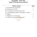 Comptes rendus du Congrès International de Géographie Paris 1931 (Tome III, travaux de la Section IV) : Notes sur les modifications du peuplement de l’Indochine française depuis cinquante ans