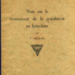 Note sur le mouvement de la population en Indochine