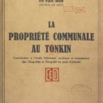 La propriété communale au Tonkin