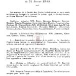 Assemblée générale du 31 janvier 1945