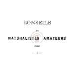 Conseils aux naturalistes amateurs (suite)