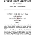 Notice sur le cay ray (irvingia harmandiana)